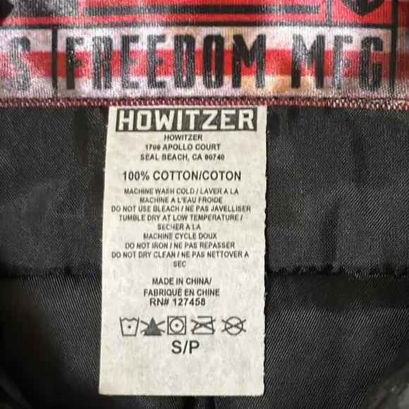 HOWITZER Men's Surrender Quilted Button Down Lined Jacket 100% Cotton Small New - Picture 8 of 8